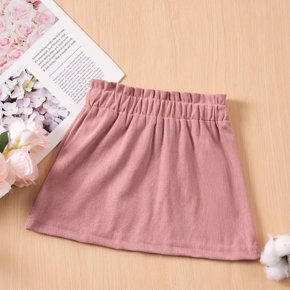 SHEIN Dusty Pink corduroy skirt size 10 youth